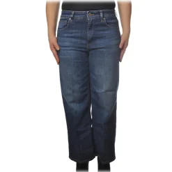 Dondup - Five Pockets Jeans Wide Leg - Blue Jeans - Trousers - Luxury Exclusive Collection - Avvenice