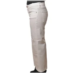 Dondup - Five Pockets Jeans Wide Leg - White - Trousers - Luxury Exclusive Collection - Avvenice