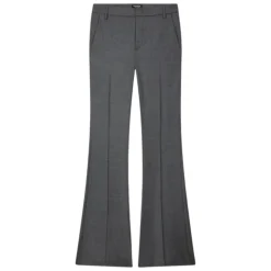 Dondup - Flannel Chino Bootcut Trousers - Grey - Trousers - Luxury Exclusive Collection - Avvenice