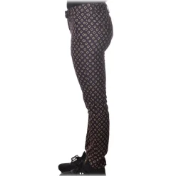 Dondup - Geometric Patterned Trousers - Blue - Trousers - Luxury Exclusive Collection - Avvenice