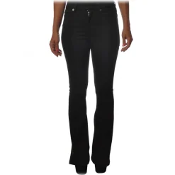 Dondup - High Waist Flared Jeans - Black - Trousers - Luxury Exclusive Collection - Avvenice