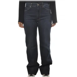 Dondup - High Waist Jeans with Wide Leg - Blue - Trousers - Luxury Exclusive Collection - Avvenice