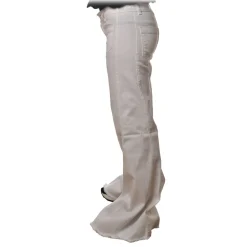 Dondup - High-Waisted Jeans Model Flaire - White - Trousers - Luxury Exclusive Collection - Avvenice