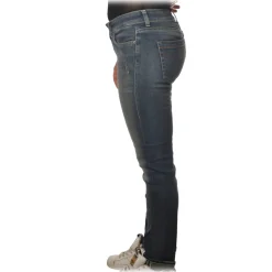 Dondup - High-Waisted Jeans Model Monroe - Washed Blue - Trousers - Luxury Exclusive Collection - Avvenice