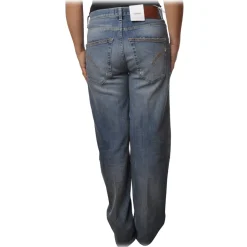 Dondup - Jeans Five Pockets Wide Leg - Blue Jeans - Trousers - Luxury Exclusive Collection - Avvenice