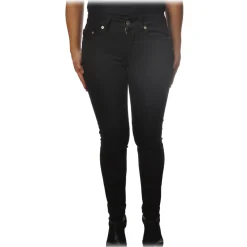 Dondup - Jeans Monroe Model with Skinny Leg - Black - Trousers - Luxury Exclusive Collection - Avvenice