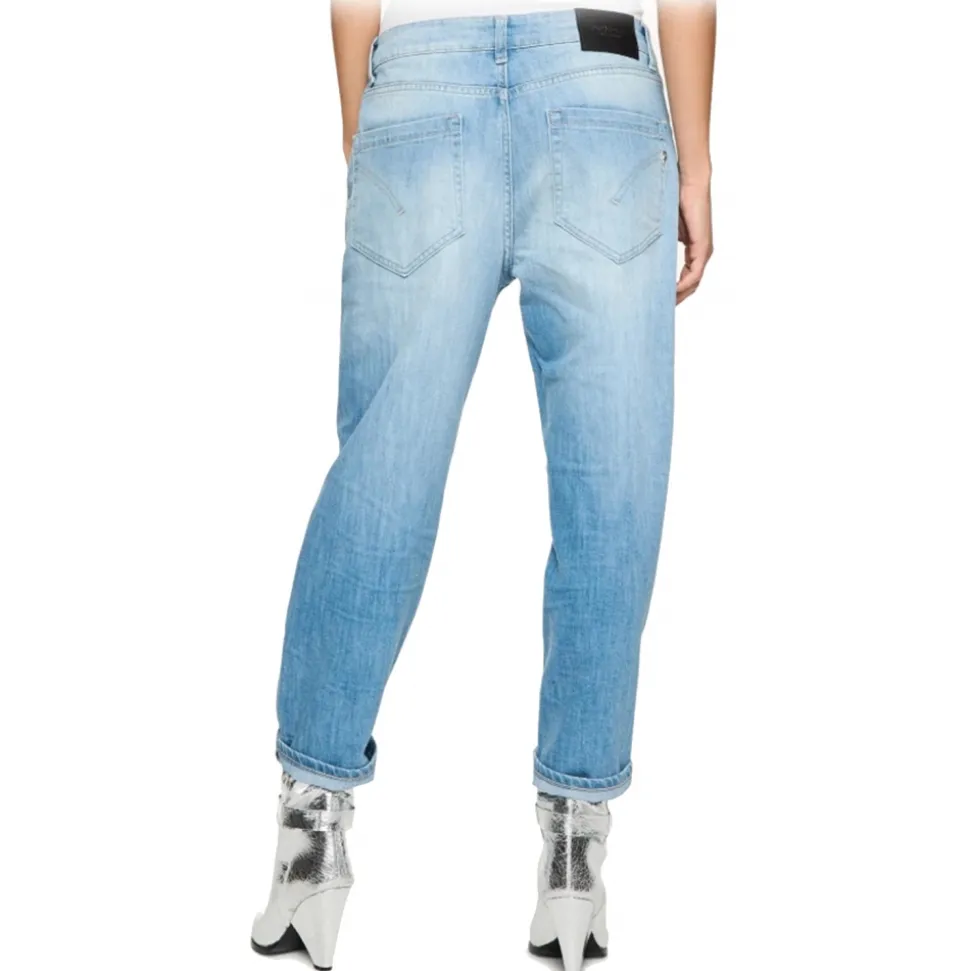 Dondup - Jeans with Dot Light Appliqué Detail - Blue - Trousers - Luxury Exclusive Collection - Avvenice