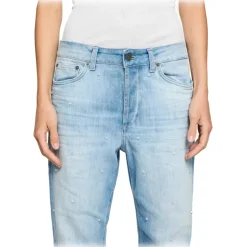 Dondup - Jeans with Dot Light Appliqué Detail - Blue - Trousers - Luxury Exclusive Collection - Avvenice