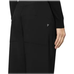 Dondup - Jogger Trousers with Elastic at the Bottom - Black - Trousers - Luxury Exclusive Collection - Avvenice