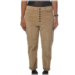 Dondup - Koons Trousers with Five Pockets - Sand - Trousers - Luxury Exclusive Collection - Avvenice