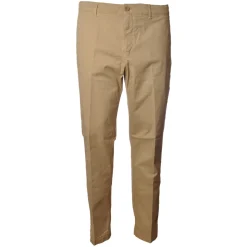 Dondup - Lightweight Cotton Trousers - Camel - Trousers - Luxury Exclusive Collection - Avvenice