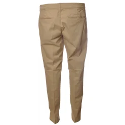 Dondup - Lightweight Cotton Trousers - Camel - Trousers - Luxury Exclusive Collection - Avvenice