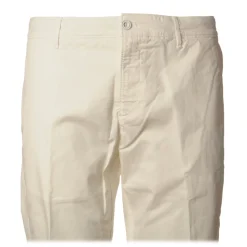 Dondup - Lightweight Cotton Trousers - White - Trousers - Luxury Exclusive Collection - Avvenice