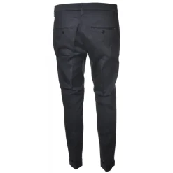 Dondup - Lightweight Cotton Trousers - Blue - Trousers - Luxury Exclusive Collection - Avvenice