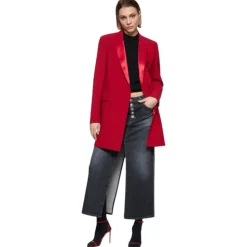 Dondup - Long Denim Skirt with Jewel Buttons - Black - Skirt - Luxury Exclusive Collection - Avvenice