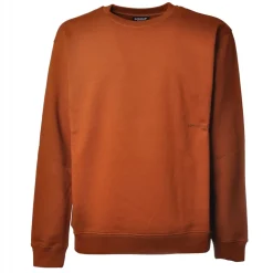 Dondup - Long-Sleeved Crewneck with Lettering - Orange - Sweatshirt - Luxury Exclusive Collection - Avvenice