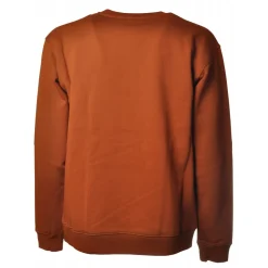 Dondup - Long-Sleeved Crewneck with Lettering - Orange - Sweatshirt - Luxury Exclusive Collection - Avvenice