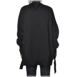 Dondup - Long-Sleeved Oversize Crewneck - Black - Sweatshirt - Luxury Exclusive Collection - Avvenice