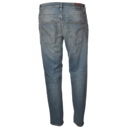 Dondup - Low Crotch Jeans Washed Denim Canvas - Light Denim - Trousers - Luxury Exclusive Collection - Avvenice