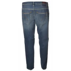Dondup - Low Crotch Jeans Washed Denim Canvas - Dark Denim - Trousers - Luxury Exclusive Collection - Avvenice