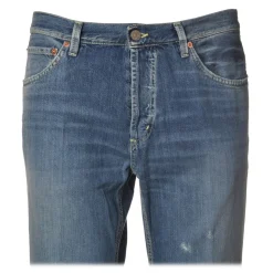 Dondup - Low Crotch Jeans Washed Denim Canvas - Dark Denim - Trousers - Luxury Exclusive Collection - Avvenice