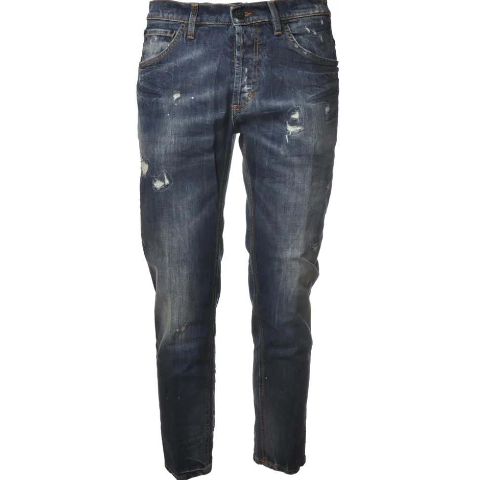 Dondup - Low Crotch Jeans Model Brighton - Denim Blue - Trousers - Luxury Exclusive Collection - Avvenice