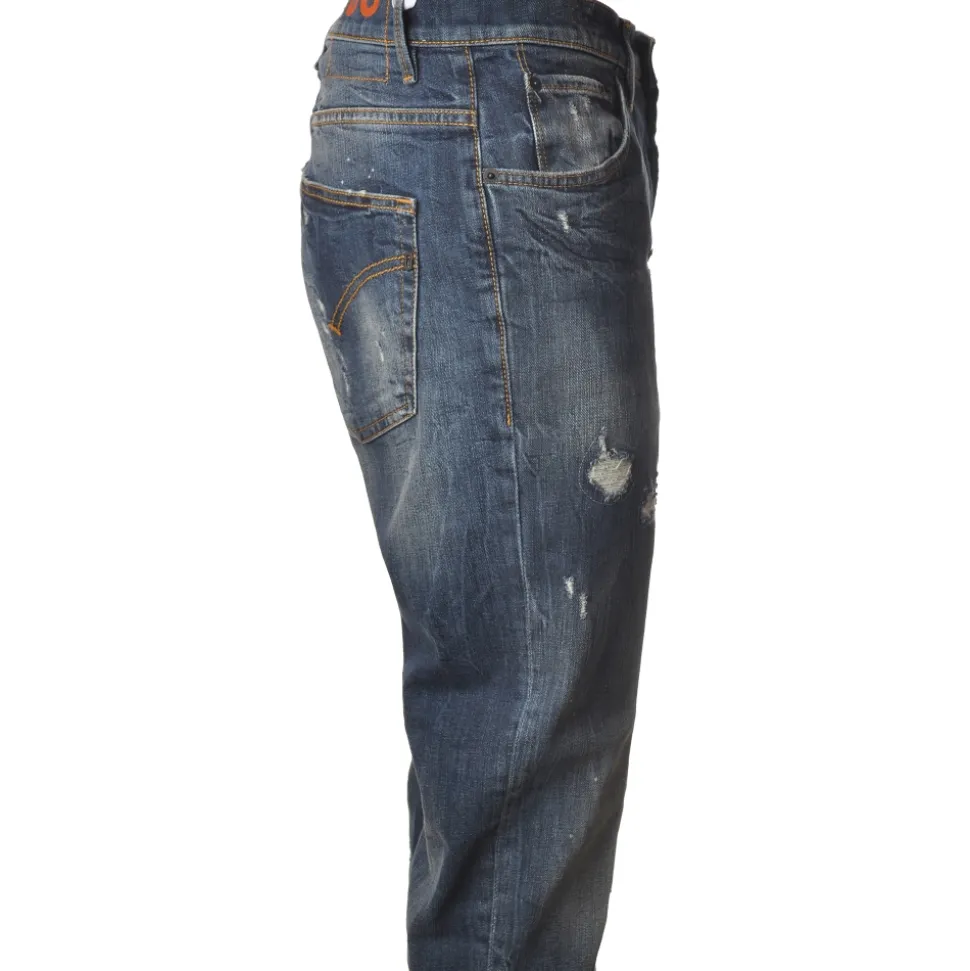 Dondup - Low Crotch Jeans Model Brighton - Denim Blue - Trousers - Luxury Exclusive Collection - Avvenice