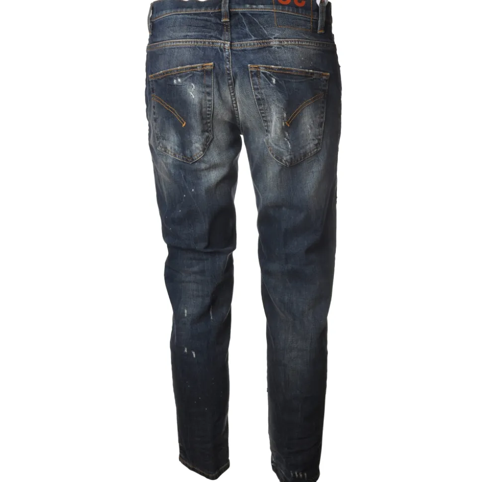 Dondup - Low Crotch Jeans Model Brighton - Denim Blue - Trousers - Luxury Exclusive Collection - Avvenice