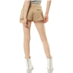 Dondup - Low Waist Short Short Skirt - Beige - Skirt - Luxury Exclusive Collection - Avvenice