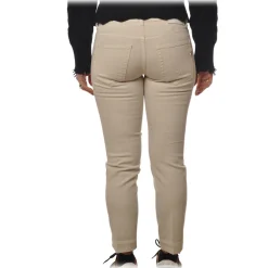 Dondup - Low-Waisted Jeans Model Rose - White - Trousers - Luxury Exclusive Collection - Avvenice