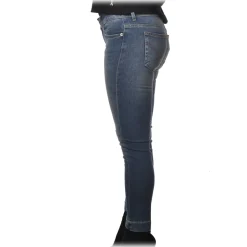 Dondup - Low-Waisted Jeans Rose Model - Dark Denim - Trousers - Luxury Exclusive Collection - Avvenice