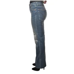 Dondup - Mable Trousers with Five Pockets - Blue Denim - Trousers - Luxury Exclusive Collection - Avvenice