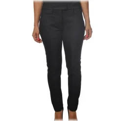 Dondup - Perfect Trousers Made of Stretch Fabric - Black - Trousers - Luxury Exclusive Collection - Avvenice