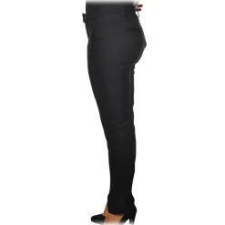 Dondup - Perfect Trousers Made of Stretch Fabric - Black - Trousers - Luxury Exclusive Collection - Avvenice