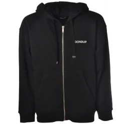 Dondup - Regular Sweatshirt with Hood - Black - Sweatshirt - Luxury Exclusive Collection - Avvenice
