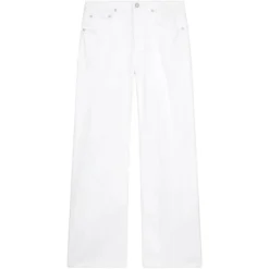 Dondup - Regular Waist Straight Leg Jeans - White - Trousers - Luxury Exclusive Collection - Avvenice