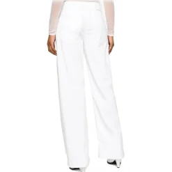 Dondup - Regular Waist Straight Leg Jeans - White - Trousers - Luxury Exclusive Collection - Avvenice