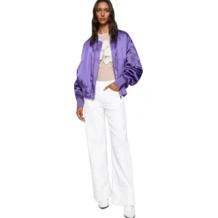 Dondup - Regular Waist Straight Leg Jeans - White - Trousers - Luxury Exclusive Collection - Avvenice