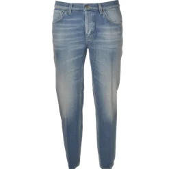 Dondup - Regular-Waisted Jeans Model Brighton - Light Blue - Trousers - Luxury Exclusive Collection - Avvenice