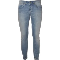 Dondup - Regular-Waisted Jeans Model George - Light Blue - Trousers - Luxury Exclusive Collection - Avvenice