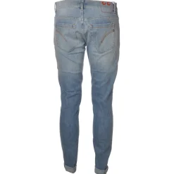 Dondup - Regular-Waisted Jeans Model George - Light Blue - Trousers - Luxury Exclusive Collection - Avvenice