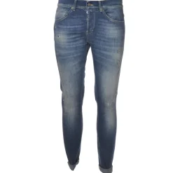Dondup - Regular-Waisted Jeans Model George - Blue Denim - Trousers - Luxury Exclusive Collection - Avvenice