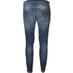 Dondup - Regular-Waisted Jeans Model George - Blue Denim - Trousers - Luxury Exclusive Collection - Avvenice