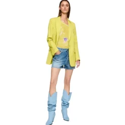 Dondup - Shorts with Frayed Bottom - Blue - Trousers - Luxury Exclusive Collection - Avvenice
