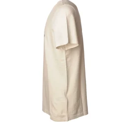 Dondup - Short-Sleeved T-shirt with Metal Logo on One Side - Cream White - T-shirt - Luxury Exclusive Collection - Avvenice