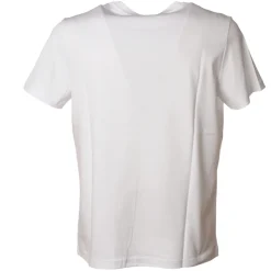 Dondup - Short-Sleeved T-shirt with Contrasting Logo - White - T-shirt - Luxury Exclusive Collection - Avvenice
