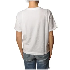 Dondup - Short-Sleeved T-shirt - White - T-shirt - Luxury Exclusive Collection - Avvenice