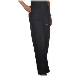 Dondup - Sporty Model Made of Fleece Cotton - Black - Trousers - Luxury Exclusive Collection - Avvenice