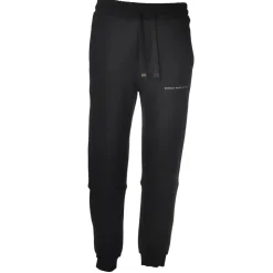 Dondup - Sporty Model with Logo in Contrasting Color - Black - Trousers - Luxury Exclusive Collection - Avvenice