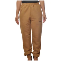 Dondup - Sporty Trousers with Logo on One Side - Sand - Trousers - Luxury Exclusive Collection - Avvenice